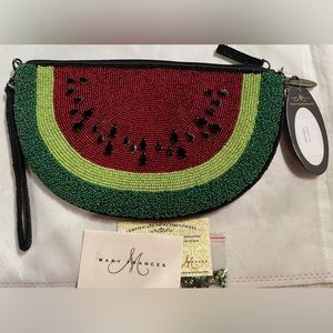 SOLD— NWT Mary Frances WATERMELON 🍉
“Life is Sweet” Bag 08-051